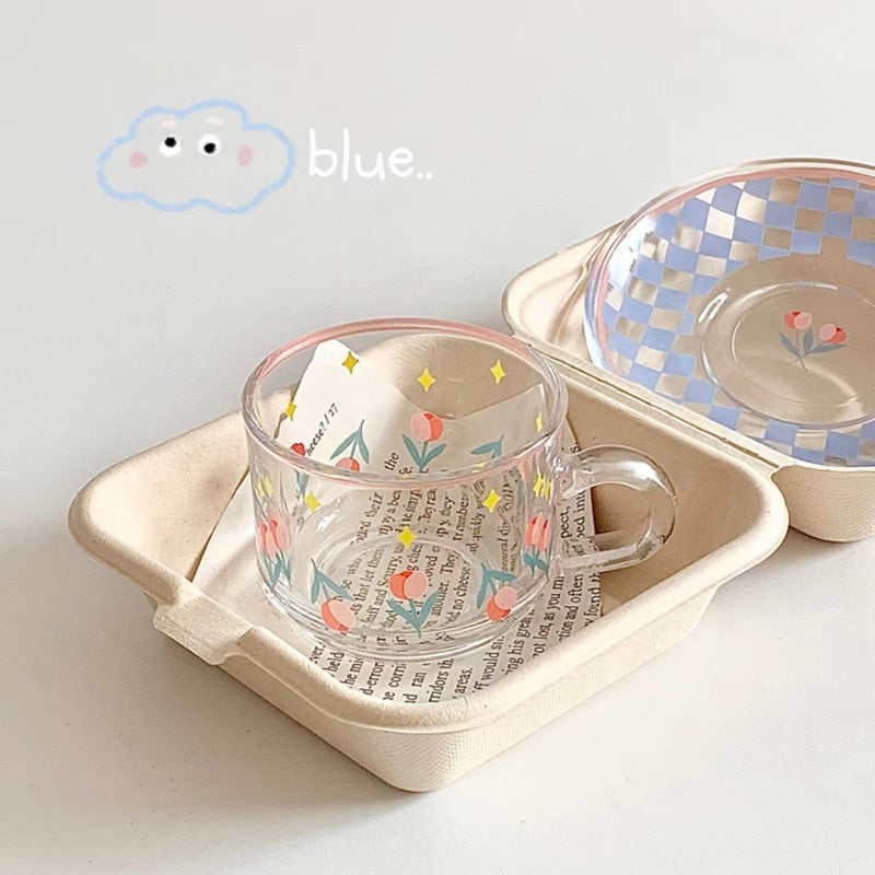 Creative Coffee Cup Saucer Set