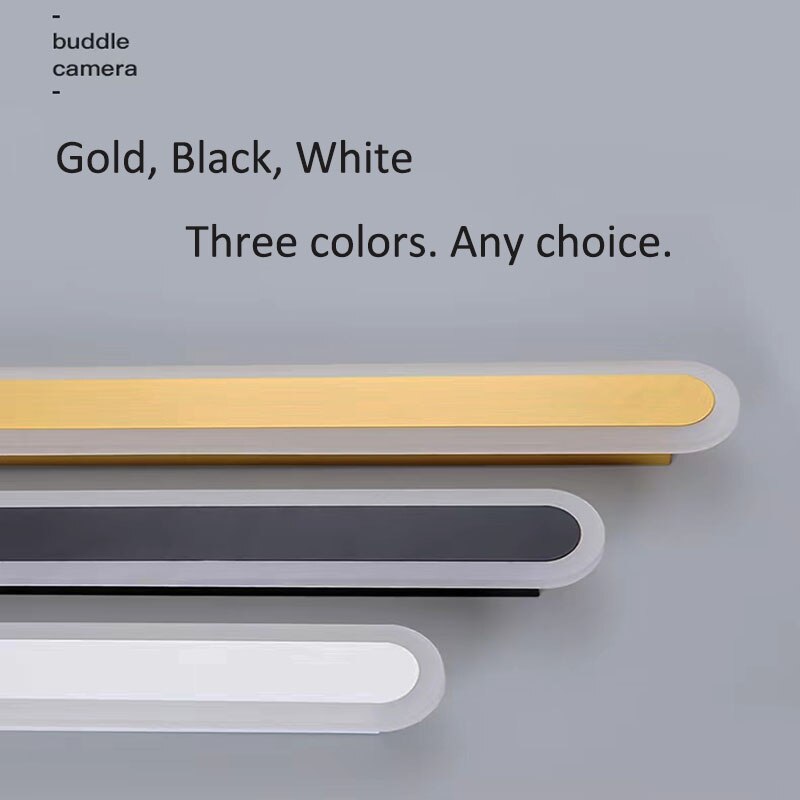 Simple modern line LED wall lamp