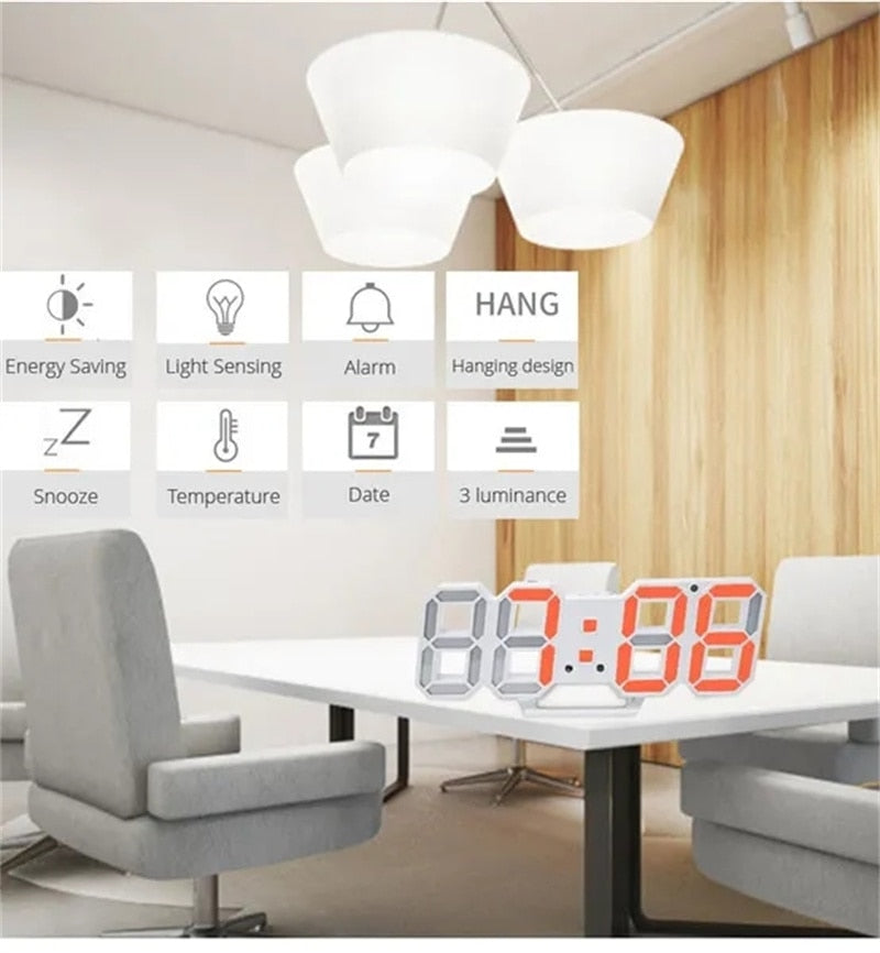 Digital Wall Clock
