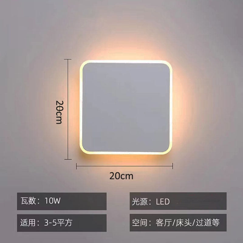 LED touch wall lamp
