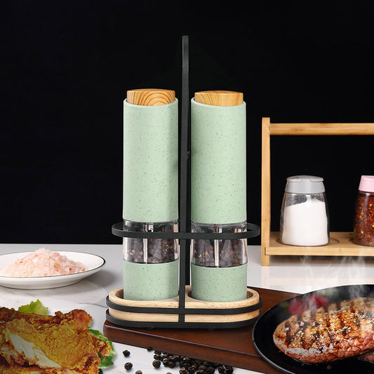 Electric Salt Pepper Grinder Set