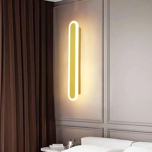 Simple modern line LED wall lamp