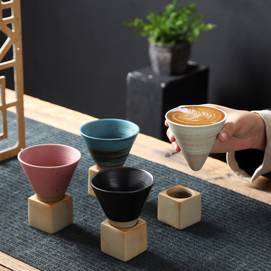 Retro Ceramic Coffee Cup