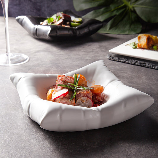 Pillows plates  artistic conception tableware