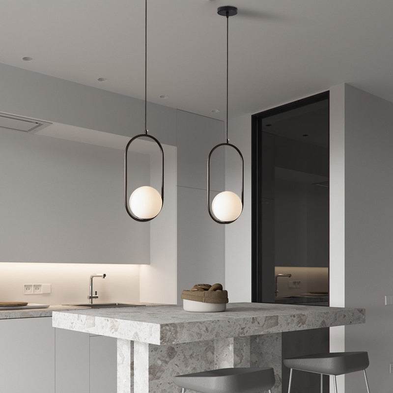 Nordic Glass Ball Pendant Lights